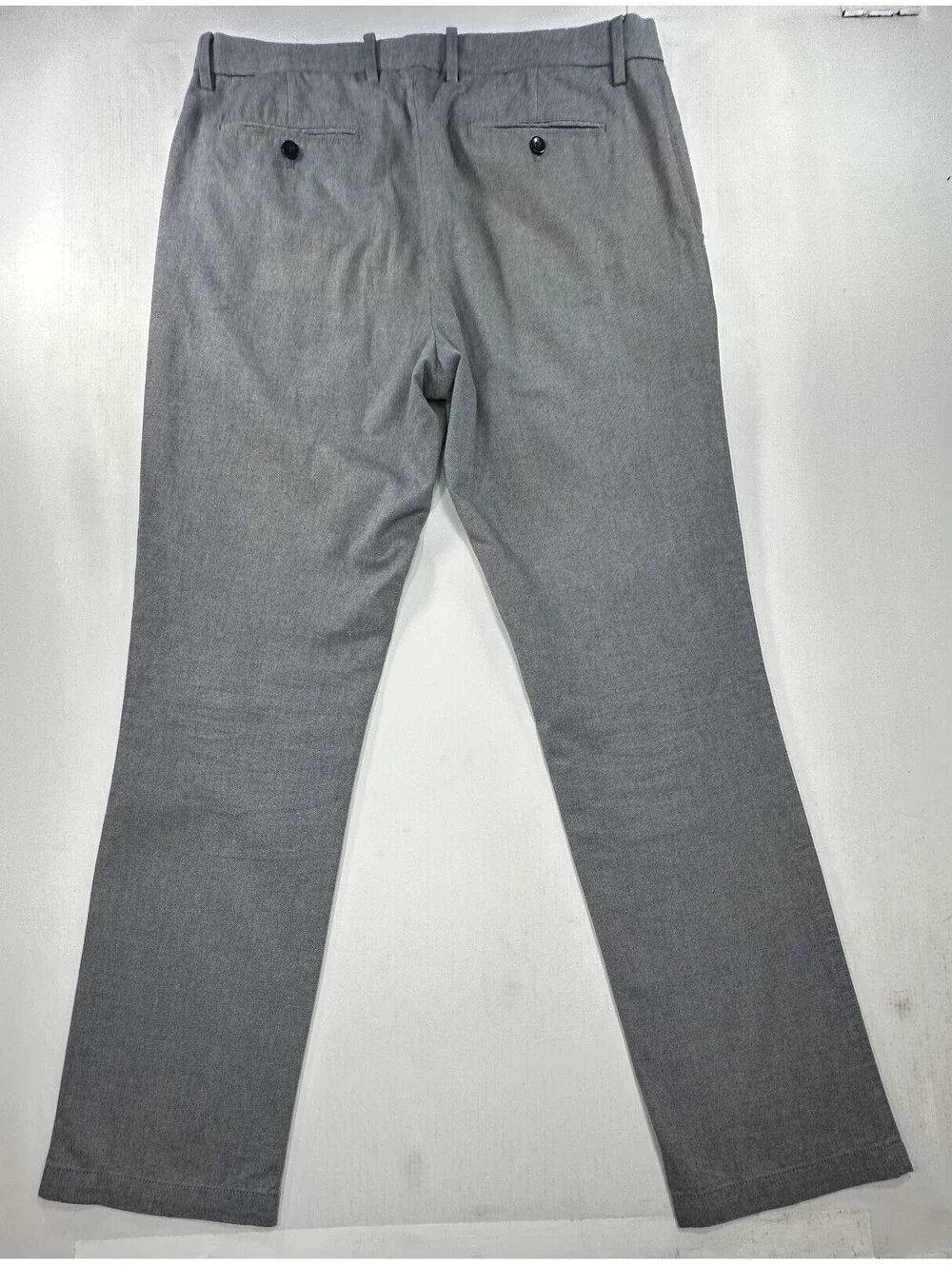 Banana Republic Kentfield Flat Dress Pants Gray Mens 34/32